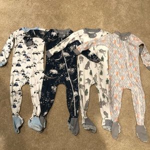 Four (4) pair 18 month Burt’s Bees pajamas